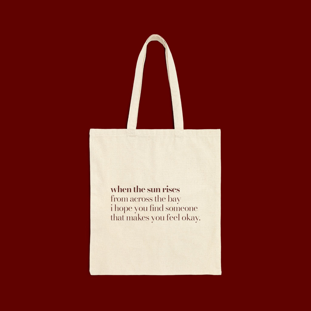 SP + When The Sun Rises Chorus Canvas Tote Bag