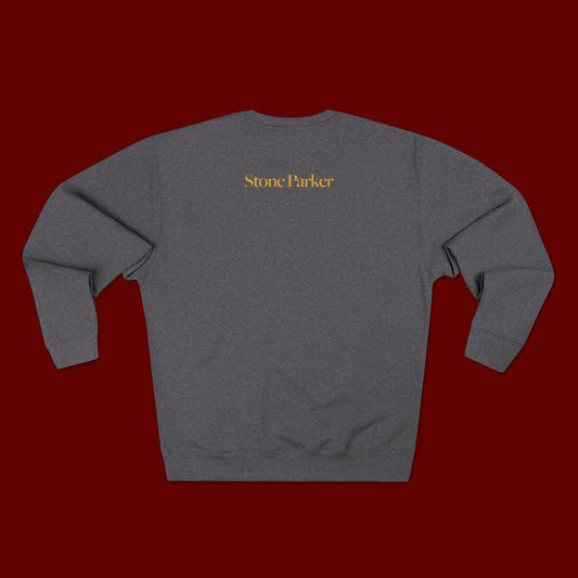 "When The Sun Rises" Triple Text Crew Neck | Unisex Crewneck Sweatshirt