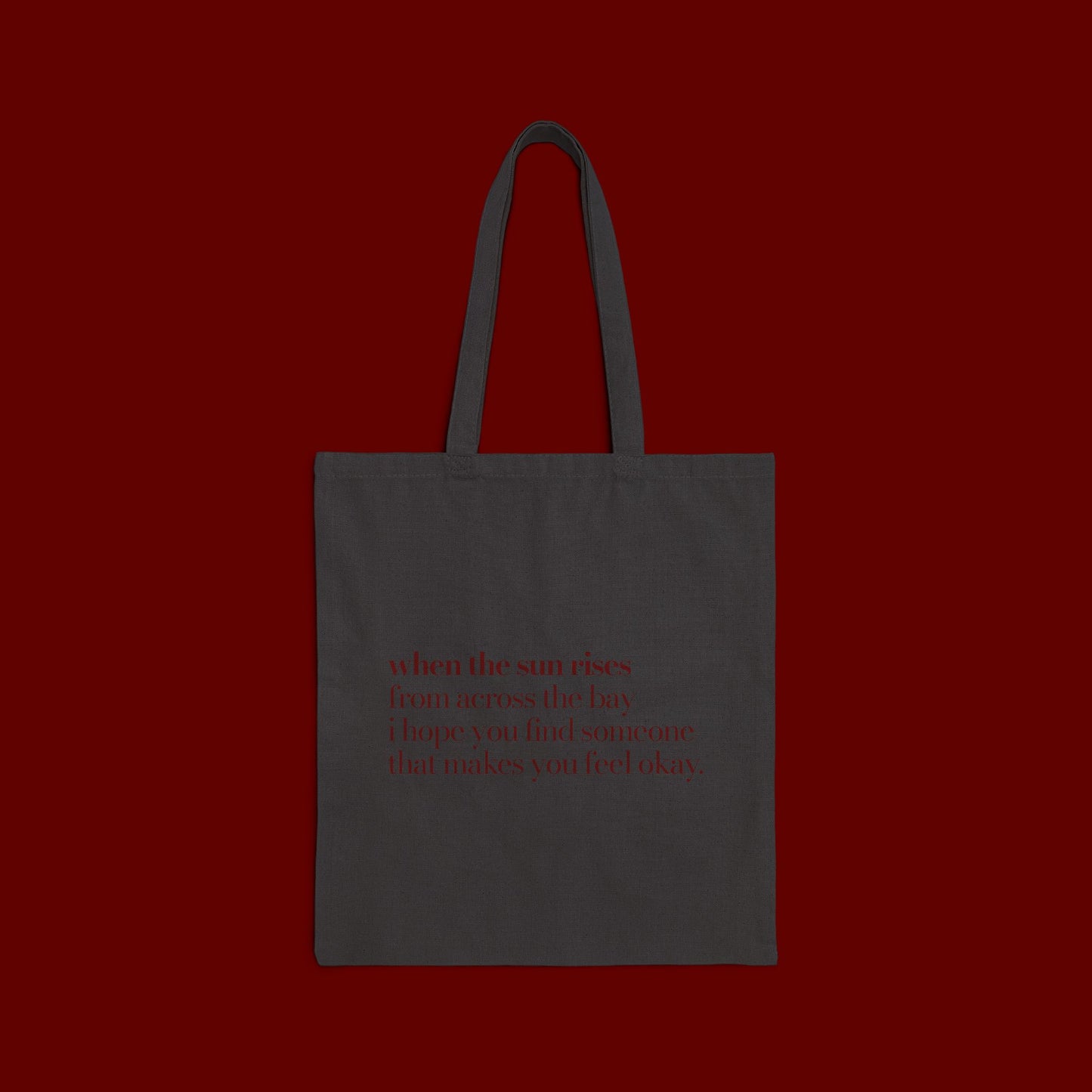SP + When The Sun Rises Chorus Canvas Tote Bag